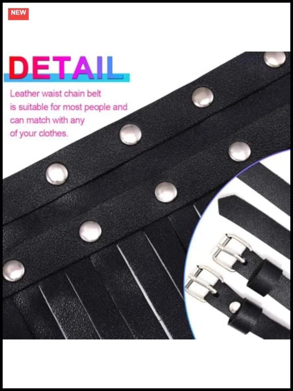 Women's Leather Fringe Belt Skirt Cowgirl Tassel Waistband Festival Costume